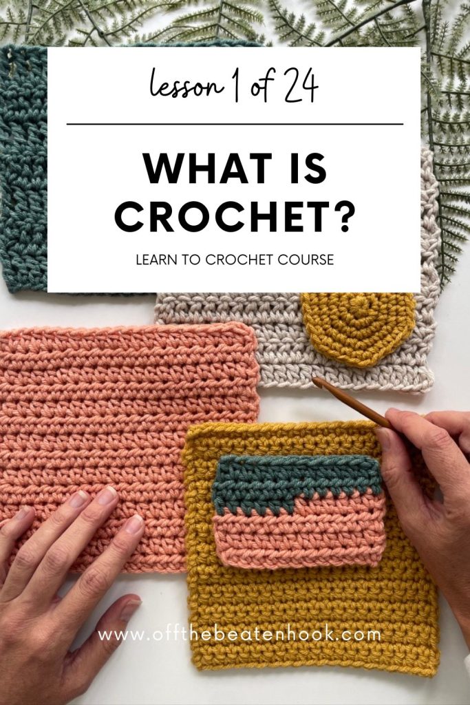 what is crochet - pinterest pin