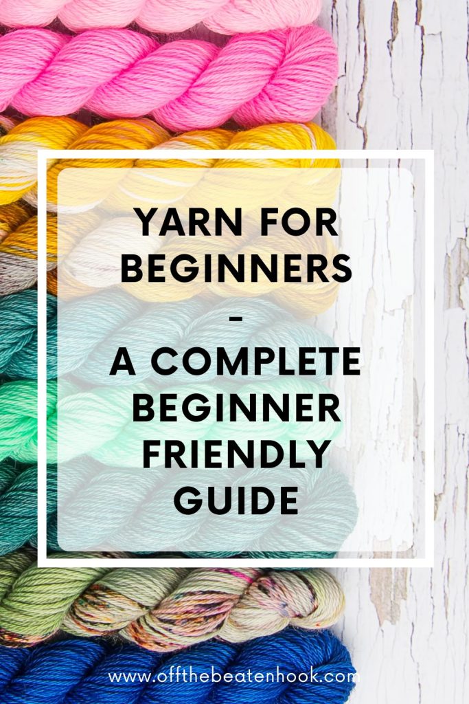crochet yarn for beginners pinterest pin